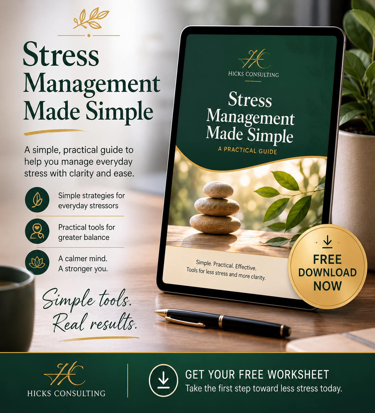 Stress Management Made Simple guide preview